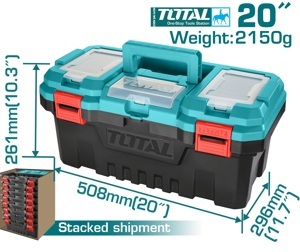 Thùng đựng đồ nghề khóa nhựa Total TPBX0201