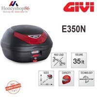 Thùng đựng đồ xe máy Givi E350N FLow 35L Monolock System Technology Tặng đế đệm HONEYSHOP86