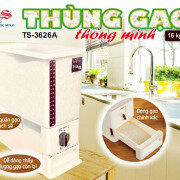 Thùng Đựng Gạo 10kg và 16Kg Thông Minh Xuất Khẩu Tashuan