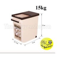 Thùng đựng gạo 15kg