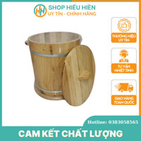 Thùng Đựng Gạo 20kg Gỗ Sồi Phong Thủy Cao Cấp Freeship