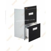 Thùng đựng gạo 20kg mặt gương, 2 khoang