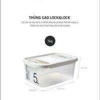 Thùng Đựng Gạo Bằng Nhựa Lock&Lock HPL560 5kg/6,5L