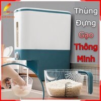 Thùng Đựng Gạo Cao Cấp Tự Động Thông Minh Chống Ẩm Dung Tích 10-15kg Tiện Nghi Sang Trọng - kgdtm.vn