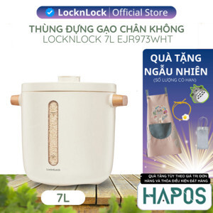 Thùng đựng gạo chân không Lock&Lock EJR973WHT - Dung tích 7L