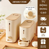 Thùng đựng gạo Ecoco mẫu mới nhất thiết kế thông minh hiện đại tự động lấy lượng gạo tích hợp