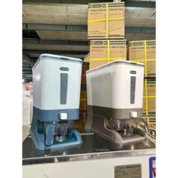 🌾THÙNG ĐỰNG GẠO HOKORI BẤM NÚT THÔNG MINH 10KG HÌNH CHỮ NHẬT [KÈM CỐC ĐONG GẠO]