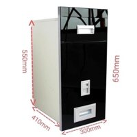 Thùng đựng gạo mặt gương lắp âm tủ bếp dung tích 15kg, thùng đựng gạo thông minh nhà bếp