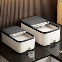 Thùng đựng gạo thông minh 5kg -10kg nắp kín chống ẩm mốc mối mọt dụng cụ nhà bếp cao cấp
