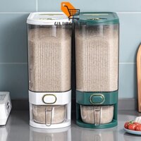 Thùng đựng gạo thông minh trong suốt 5 -10kg chống côn trùng ẩm mốc
