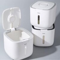 Thùng đựng gạo và hạt khô Ecoco 5kg - 10kg cao cấp, tiện lợi, thùng đựng gạo vuông