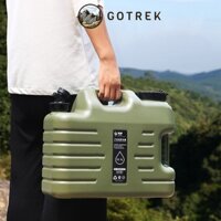 Thùng Đựng Nước, Can Dự Trữ nước Camping ngoài trời kèm vòi tiện lợi chất liệu HDPE không mùi