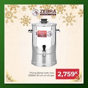 Thùng đựng nước có vòi gạt 30cm Zeba 114030