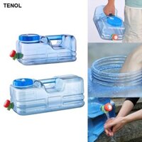 Thùng đựng nước dung tích lớn TENOL Bình đựng nước để cắm trại ngoài trời đi bộ đường dài