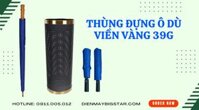 Thùng đựng ô dù viền vàng 39G
