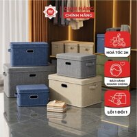 Thùng Đựng Quần Áo Gấp Gọn Đa Năng có nắp rời GHA503