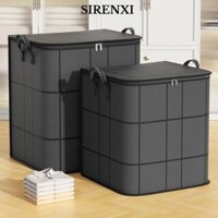 Thùng đựng quần áo SIRENXI, Hộp đựng quần áo có tay cầm bền bỉ, Thùng đựng quần áo chống nước có thể gập lại dung tích lớn
