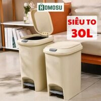 Thùng Đựng Rác Đạp Chân 20, 30L, Thùng Rác Có Nắp Đậy Chống Mùi, Thùng Đựng Rác Sang Trọng TR021