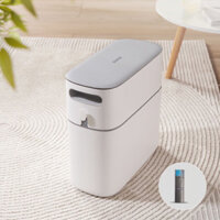 Thùng Đựng Rác Ecoco 12L Nắp Kín tự nhiên Đóng, Sọt Đựng Rác Cho Nhà Bếp, Nhà lau chùi và vệ sinh 2244 , hàng đẹp giá rẻ