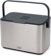 Thùng đựng rác hữu cơ Joseph Joseph 30145 Collect 4L Stainless-steel Food Waste Caddy