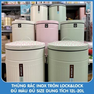 Thùng đựng rác inox Lock&Lock BYP103 12L