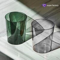 Thùng Đựng Rác Mini Bằng Nhựa Trong Suốt Để Bàn Tiện Dụng Cho Gia Đình / Văn Phòng