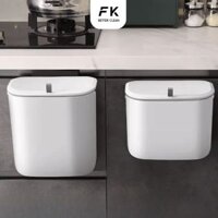 Thùng đựng rác nhà bếp treo cửa FEEKA có nắp sang trọng, thùng rác treo tủ bếp mini cỡ lớn nhỏ dễ thương