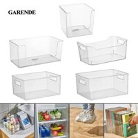 Thùng đựng thức ăn trong suốt Garende, Giỏ đựng thức ăn gia dụng cho nhà bếp, tủ lạnh, tủ đông, phòng ngủ,