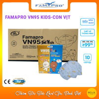 THÙNG - FAMAPRO VN95 KIDS - Khẩu trang y tế trẻ em Famapro VN95 KIDS 1000 cái thùng - VỊT VÀNG