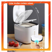 Thùng gạo 10kg Ecoco nút ấn tự động, chống ẩm mốc gạo, thùng gạo thông minh 10kg,12kg