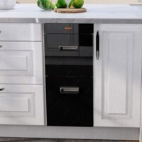 Thùng Gạo 20Kg Mặt Kính Đen MR07.30B