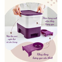 Thùng gạo 5kg Tupperware- Junior Rice Smart