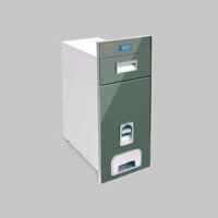 Thùng gạo âm tủ điện tử mặt kính bạc Garis MR06.30ME