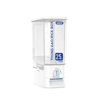 Thùng Gạo Clear Trong Suốt Thông Minh DUY TÂN 15Kg 25Kg | Phù Hợp Mọi Gian Bếp, Nhỏ Gọn, Dễ Di Chuyển