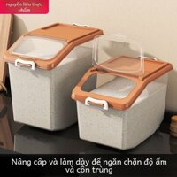 Thùng Gạo Gia Dụng, Thùng Đựng Ngũ Cốc Kín Chống Côn Trùng Chống Ẩm Cấp Thực Phẩm, Thùng Đựng Bột