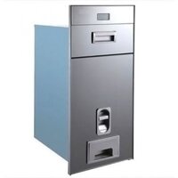 Thùng gạo inox 304 mặt gương đen trắng