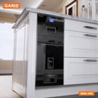 Thùng gạo mặt gương kính đen, điện tử Garis MR06.30E
