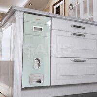 Thùng gạo mặt kính trắng 15kg GR06.30W