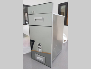 Thùng gạo mặt kính trắng Cariny TGK 300