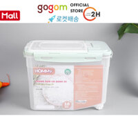 Thùng gạo nhựa 10 kg có bánh xe Hommy ENG155