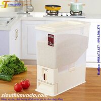 Thùng Gạo Thông Minh Đựng 15kg Gạo Công Nghệ Hàn Quốc