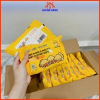 Thùng Giấy Ướt Vịt Vàng 10 Gói - 80 Khăn 1 Gói