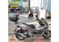 Thùng Givi cho xe Honda PCX 2018 (Thùng Givi E43NTL Adv + baga sau PCX)