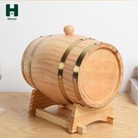 Thùng gỗ sồi Retro có vòi Thùng lão hóa bằng gỗ sồi cho gia đình