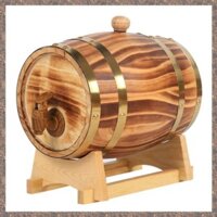 Thùng gỗ sồi, Thùng đựng gỗ sồi 1,5 L / 3 L Tấm lót lá tích hợp để lưu trữ rượu whisky, bia, rượu vang, Bourbon, Brandy, C