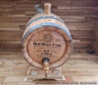 THÙNG GỖ SỒI Ủ RƯỢU LOẠI 20L