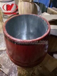 Thùng gỗ thông đựng nước cao 8 tấc