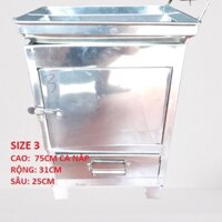 Thùng hóa vàng mã, lò hóa vàng mã số 3 Kích thước 34x28x60cm- Mituhome