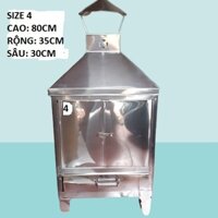 Thùng hóa vàng mã, lò hóa vàng mã size 4 kích thước 38x32x70cm MITUHOME