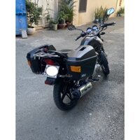 Thùng hông Givi E22NS_OR và baga cặp hông SBL2000 lắp cho xe Suzuki EN 125